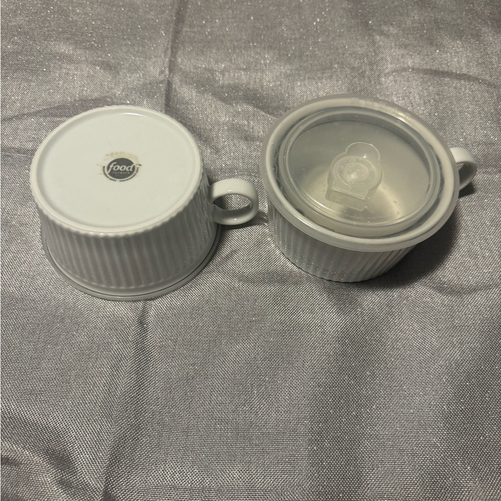 Food Network White Ceramic Bakeware Set